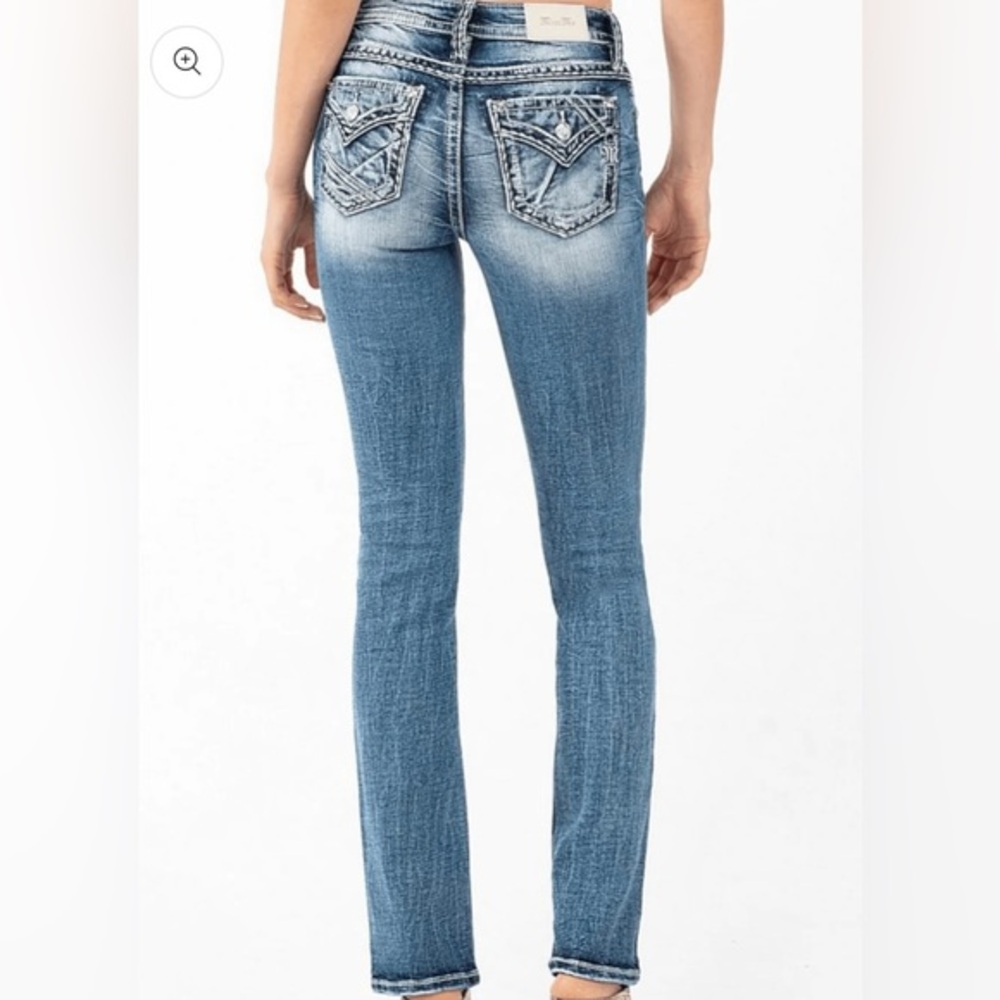Miss Me Mid Rise Cropped Jeans